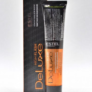 ESTEL DeLUXE HIGH FLASH Краска-Уход 65 Фиолетово-красный 60мл Цветное мелирование