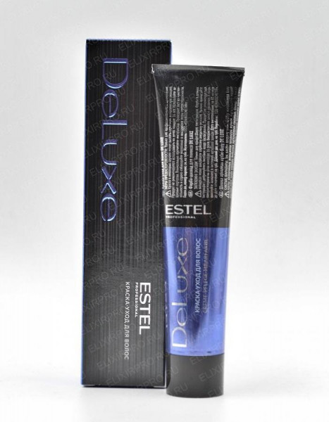 ESTEL DeLUXE Краска-Уход  4/6 Шатен фиолетовый 60мл