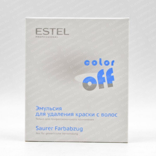 ESTEL COLOR OFF Эмульсия для удаления краски с волос 120мл*3шт